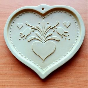 Heart shaped Brown Bag Cookie mold